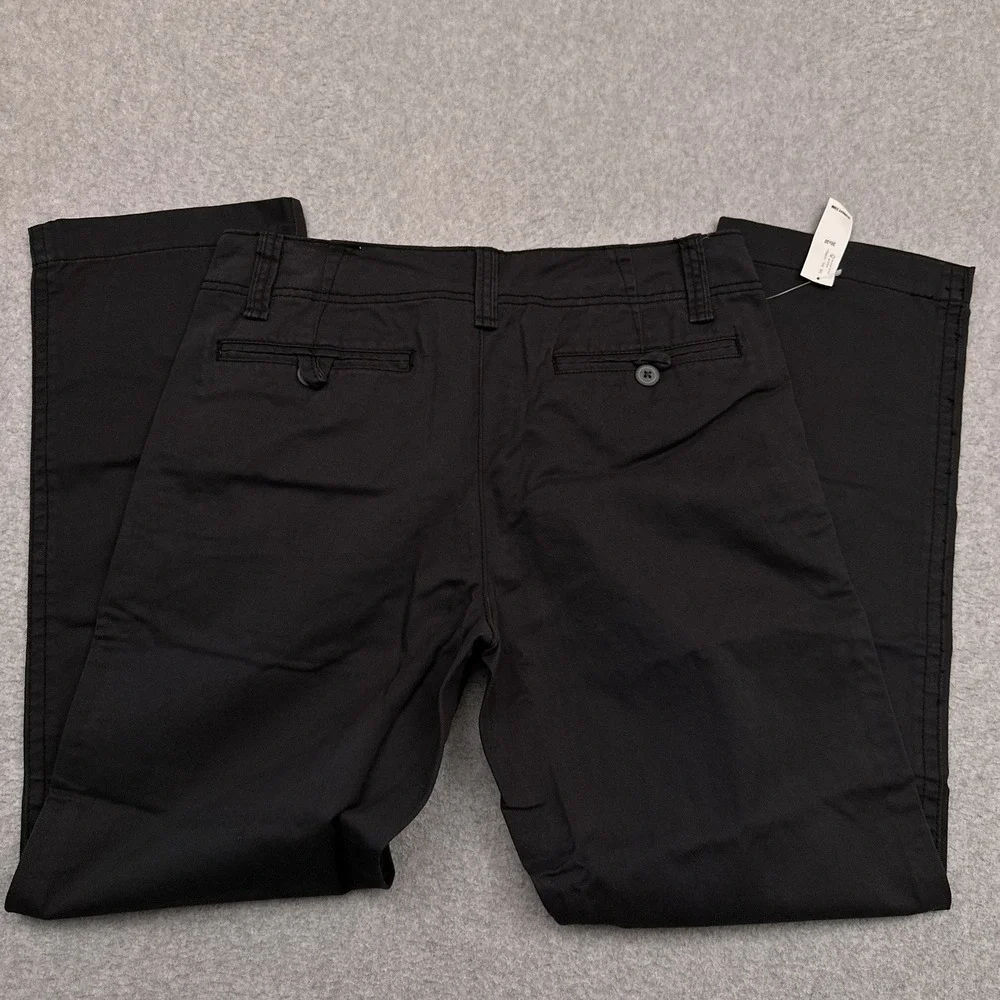 NEW GAP Broken-in Khakis Men's 30x30 Dark Gray Chino‎ Pants Straight Golf Cotton